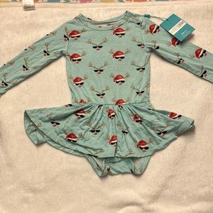 Posh Peanut Blue Santa Dress